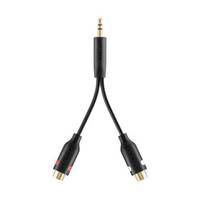 Belkin Audio Adapter 3.5mm/2xRCA M/F 0.1m (F3Y119BF0.1M)